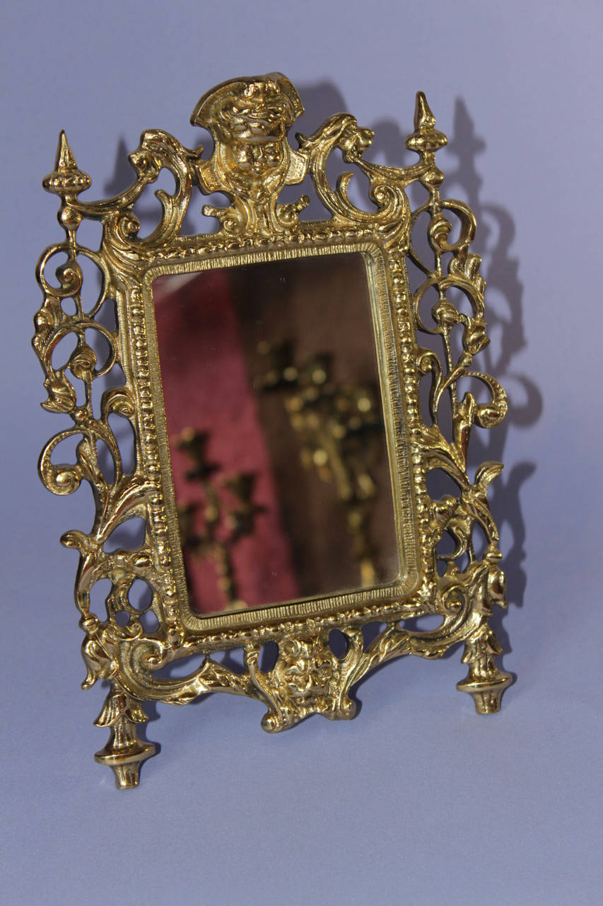 

Зеркало косметическое "Шик" из бронзы