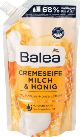 

Жидкое крем- мило BALEA Creme Seife Milch&Honig 500мл (запаска)