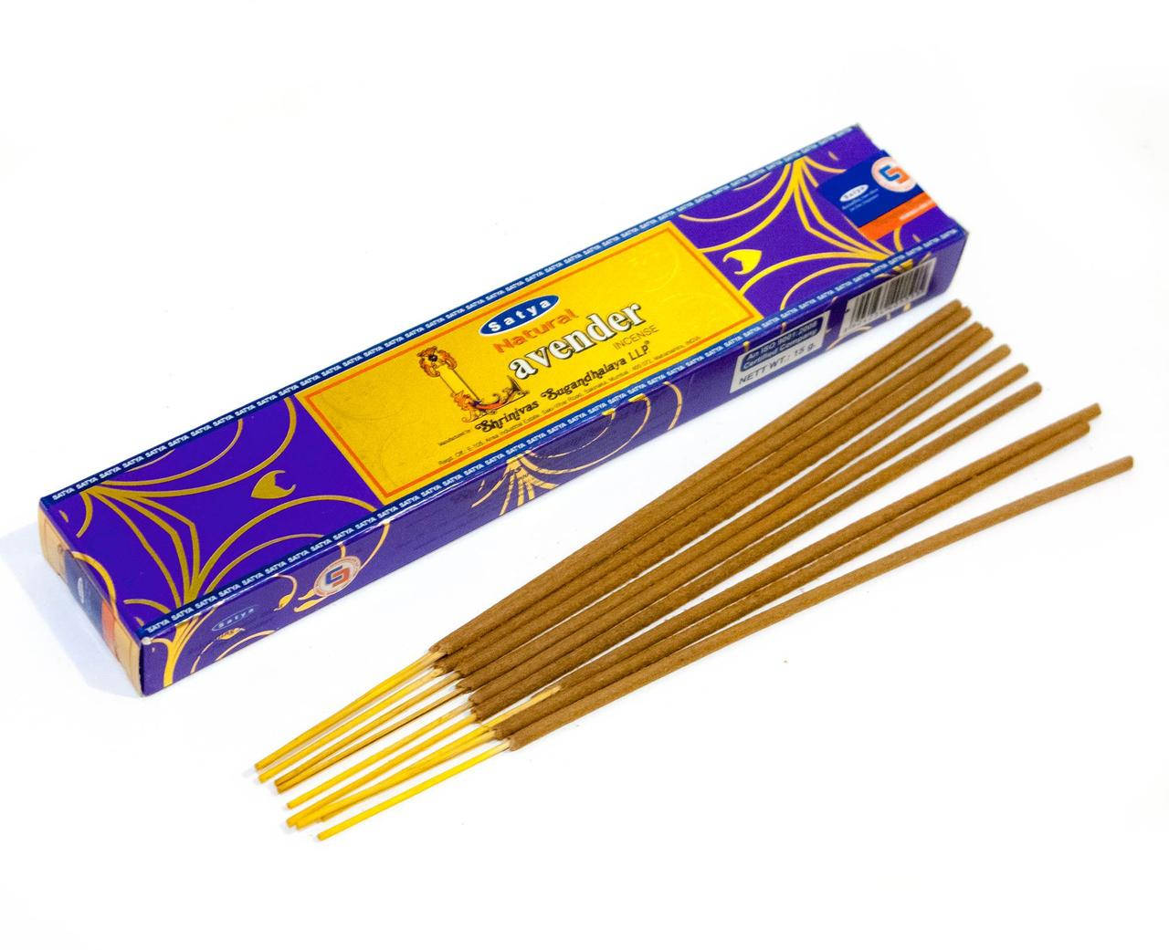 

Natural Lavender(Натуральная Лаванда)(15 gm) (12 шт/уп)(Satya) пыльцовое благовоние