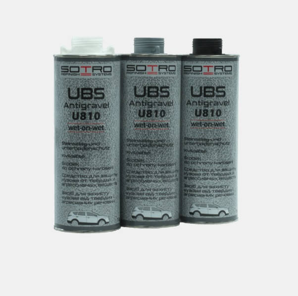 

Средство для защиты кузова SOTRO UBS Antigravel U810 - серый 1кг (baranek)