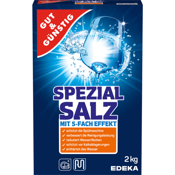 

Соль для посудомоечных машин GUT & GÜNSTIG Spezialsalz 2 кг