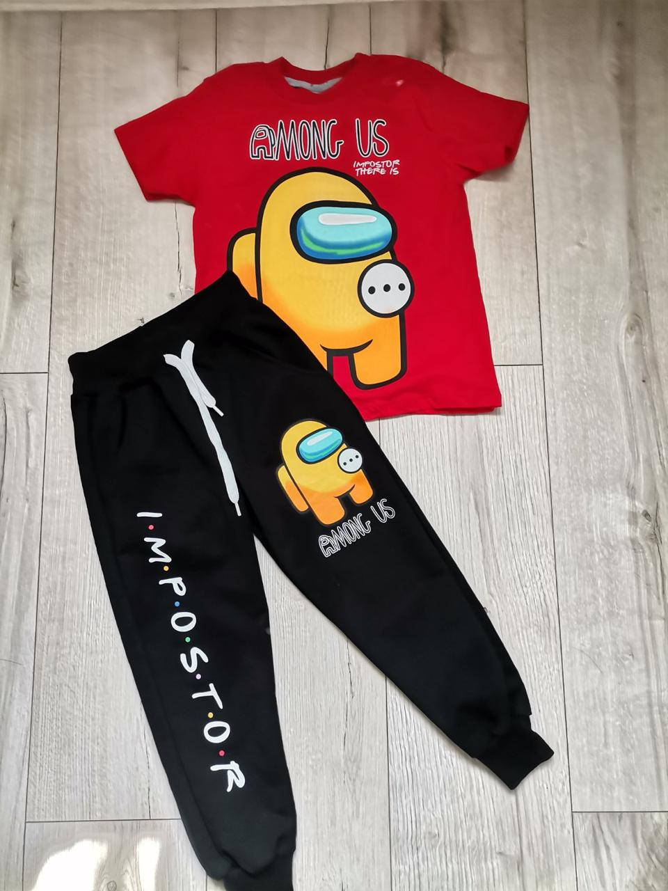 

Детский костюм "AMONG US" на мальчика красного цвета на 4,9,11 лет