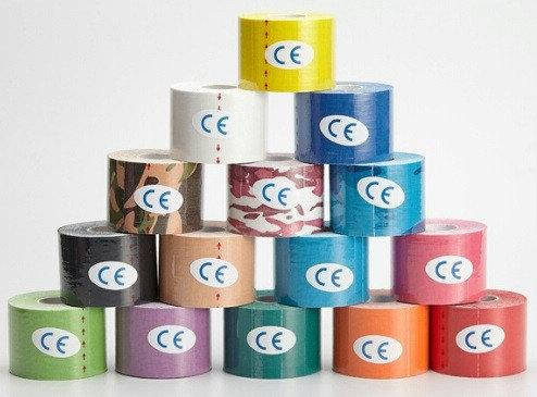 

Кинезио тейп Kinesiology Tape 5см х 5м Изумруд