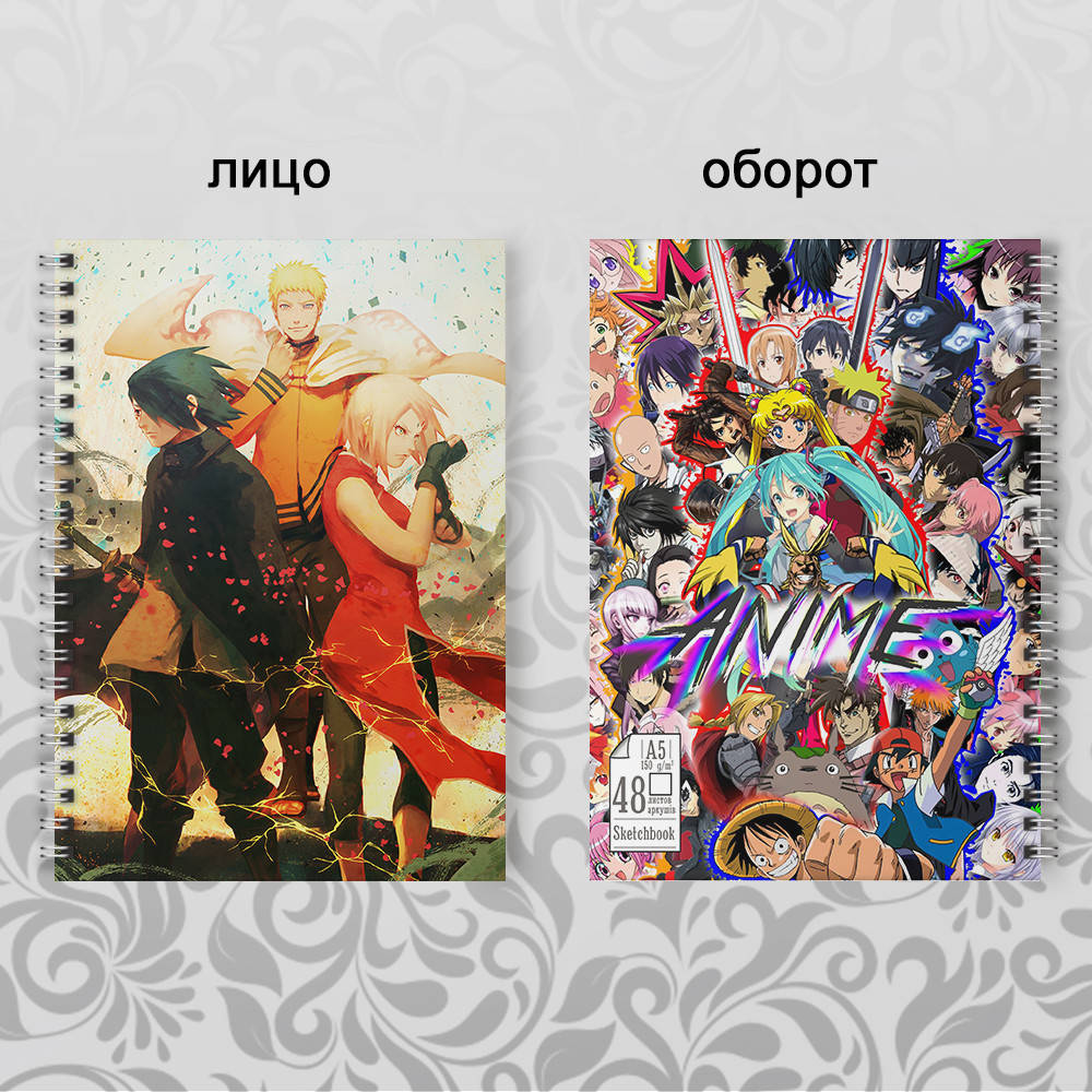 

Скетчбук Аниме Naruto 050