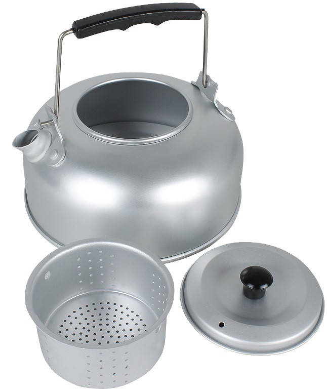 

Туристический Чайник 0.95 литров с ситечком Mil-Tec от Sturm (14695000) Алюминий, Серый