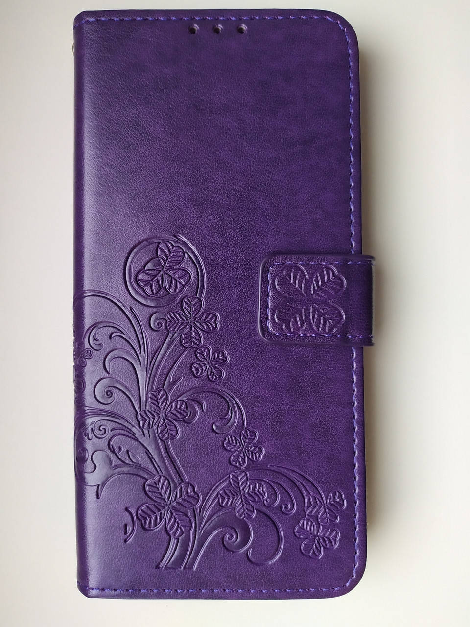 

Чехол-книжка "Клевер" для Xiaomi Redmi Note 8, Фиолетовый
