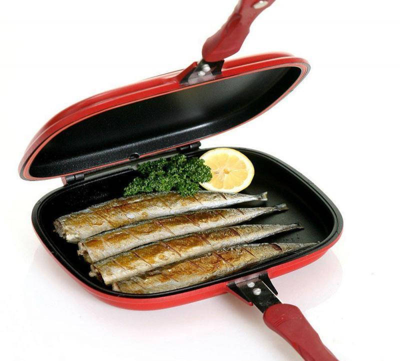 

Двойная сковорода Мастер Жар для равномерного обжаривания, 28 см