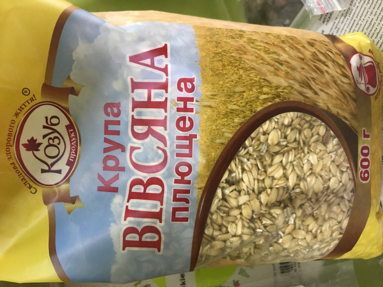 

Крупа овсяная плющенная 600 г