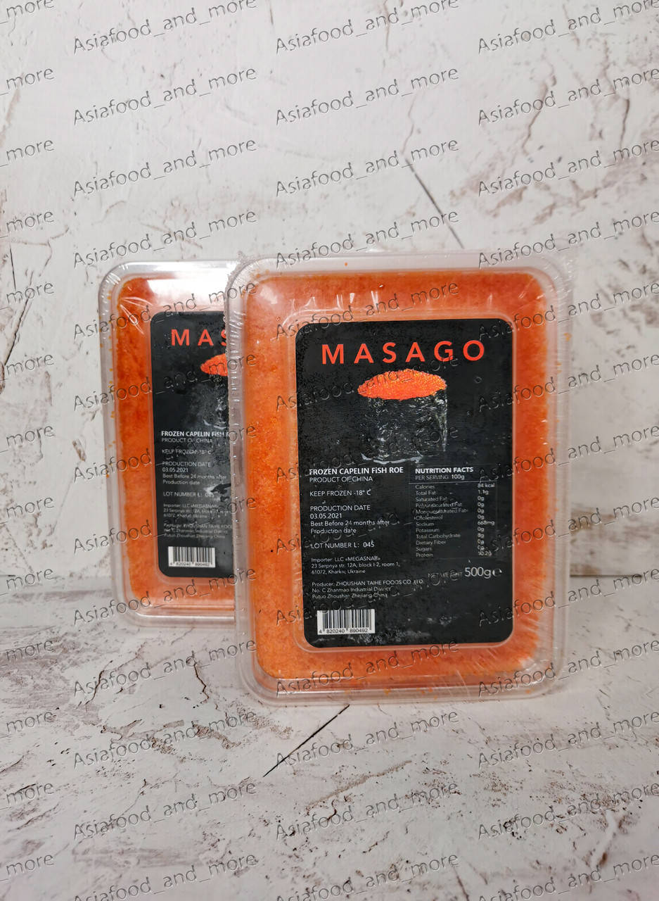 

Икра масаго оранжевая 0,5 кг