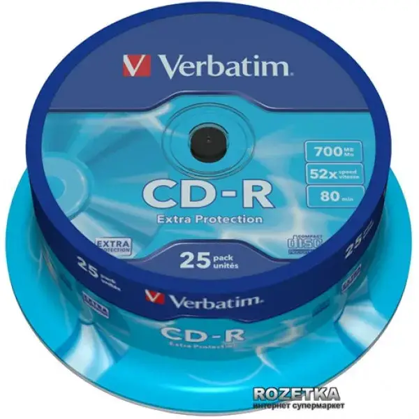 

Диск Verbatim CD-R 43432 700 MB