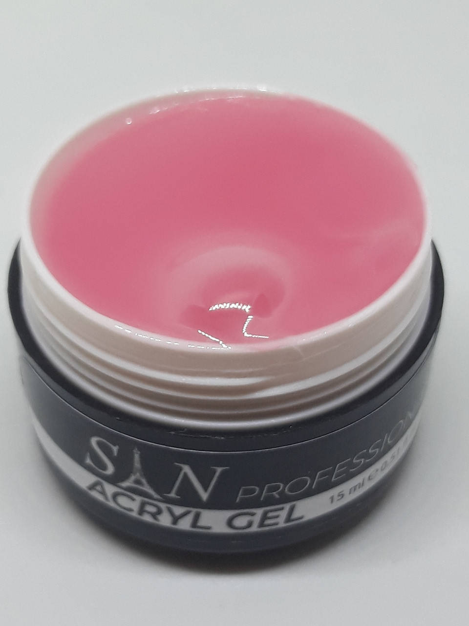 

Акригель полигель для наращивания и укрепления ногтей Acryl Gel SAN Professional 15 мл № 04 розово-прозрачный, Розовый