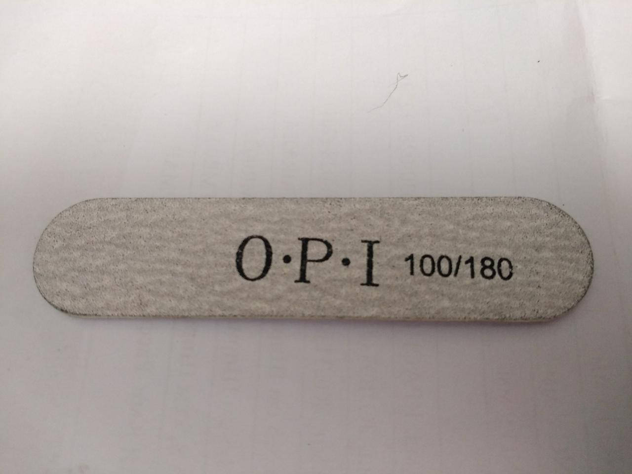 

Пилка маникюрная для ногтей O.P.I мини 100/180 гритт