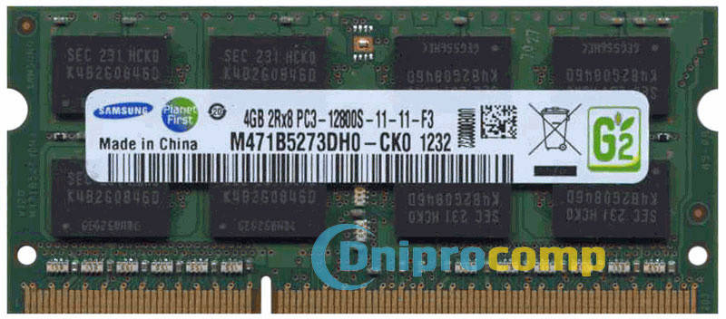 

Модуль памяти SO-DIMM DDR3 4GB 1333MHz в ассорт.