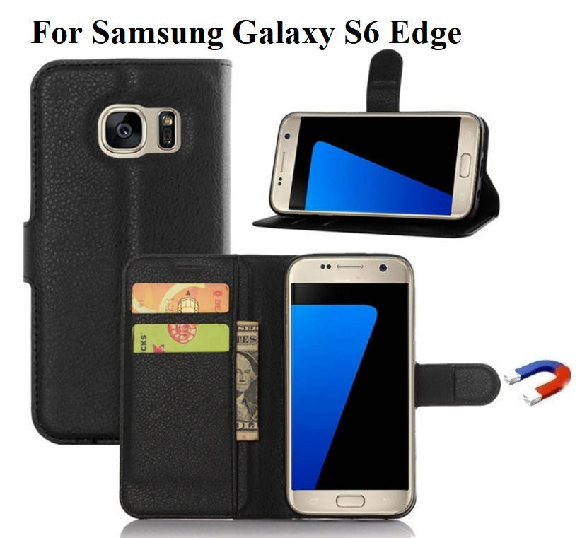 

Чехол книжка Wallet для Samsung Galaxy S6 Edge/G925, Черный