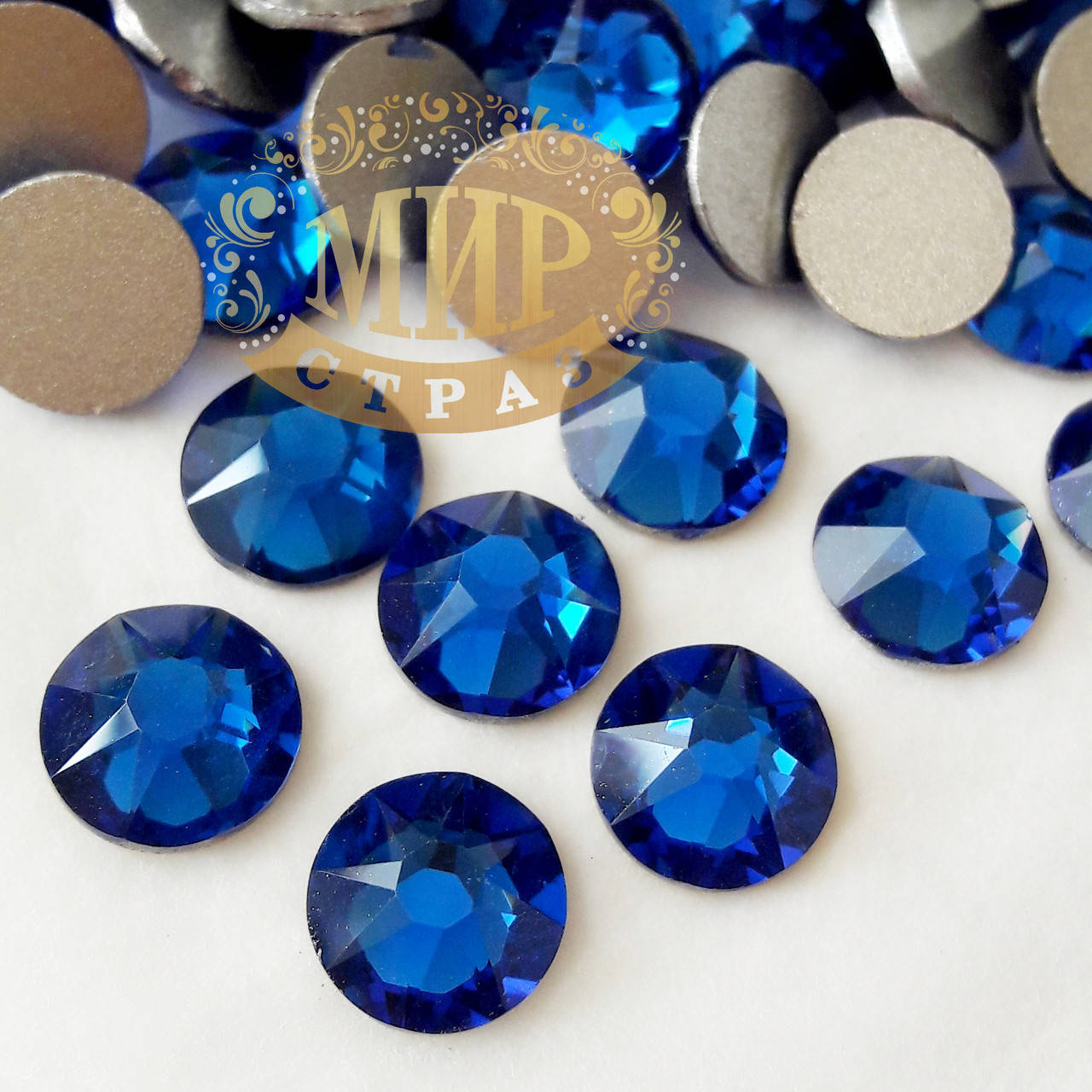 

Стразы Xirius Crystals, цвет Sapphire, ss40 (8,4 мм), 1шт