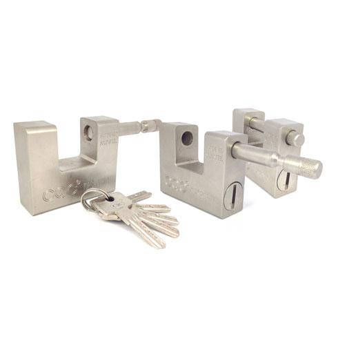 

Замок навесной EXTRA П-образный комп ключ 84мм