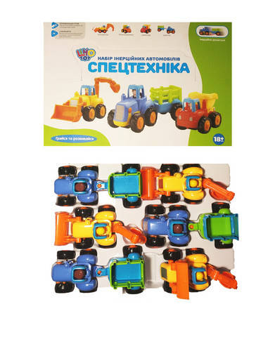 

Машинки спецтехника инерционные 16см (1014)