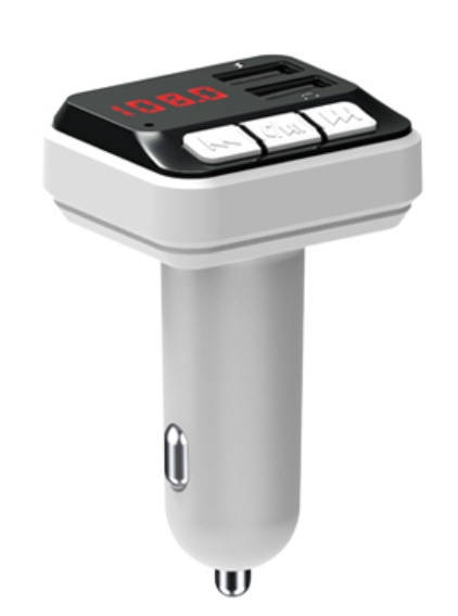 

Автомобильный FM-Трансмиттер с зарядкой в машину Bluetooth С6 |2USB 3.1A| Белый