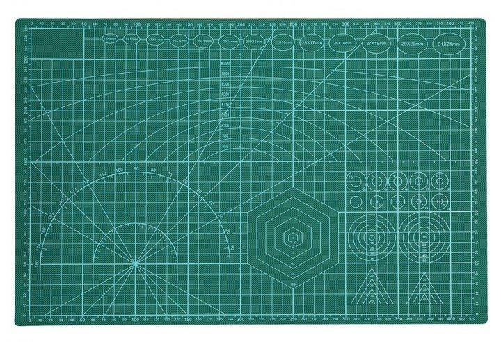 

Двухсторонний Самовосстанавливающийся Коврик А3 для резки ткани, квилтинга, шитья скрапбукинга, не прорезаемый