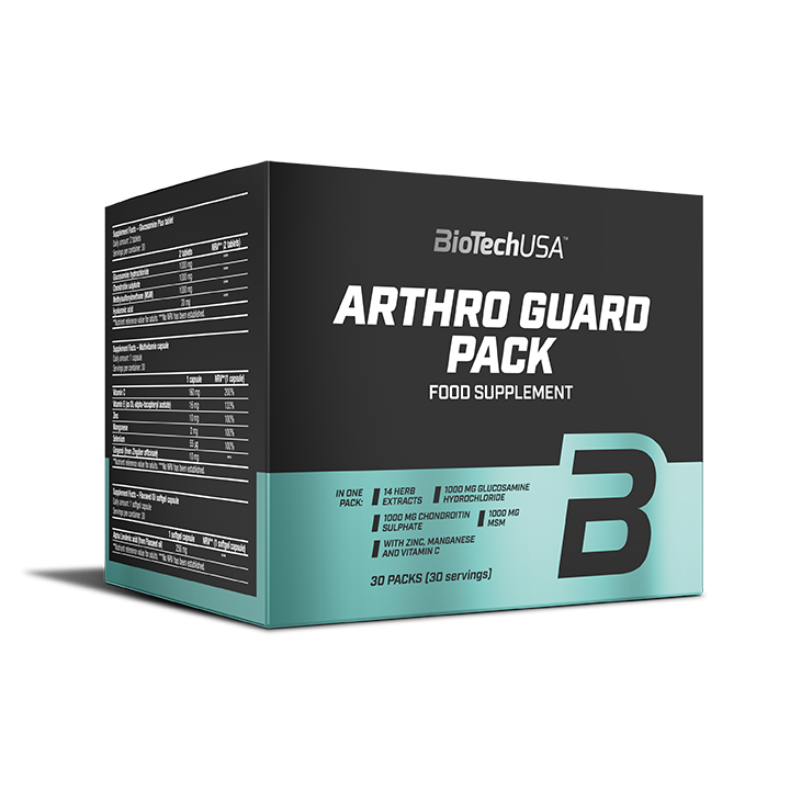 

Хондропротектор BioTech Arthro Guard Pack (30 пак) биотеч артро гард