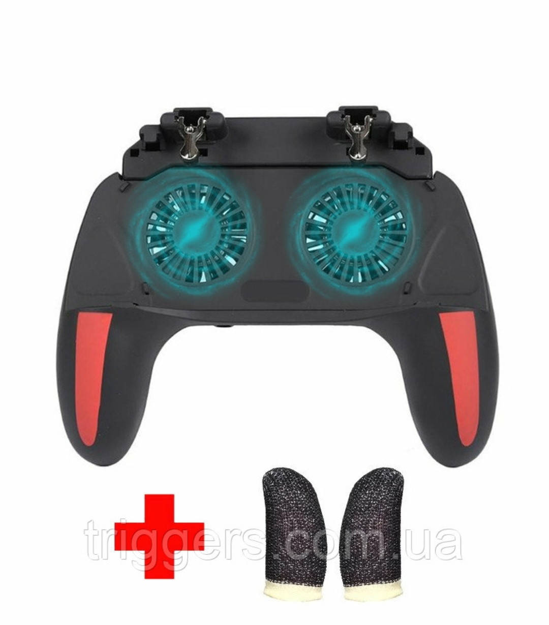 

Геймпад Union H10 Pro триггеры и джойстик с двойным вентилятором и аккумулятор 5000mA PUBG Mobile Call Of Duty