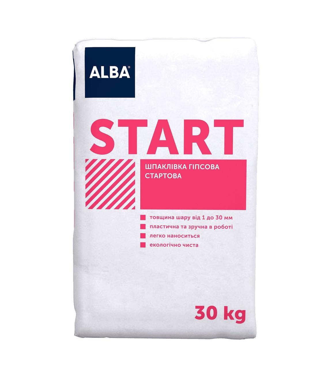 

Шпаклевка Альба гипсовая стартовая "Start"; 2кг