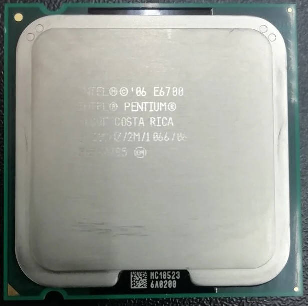

Процессор для компьютера Intel Pentium Dual Core E6700 2 ядра 3.2GHz, LGA775