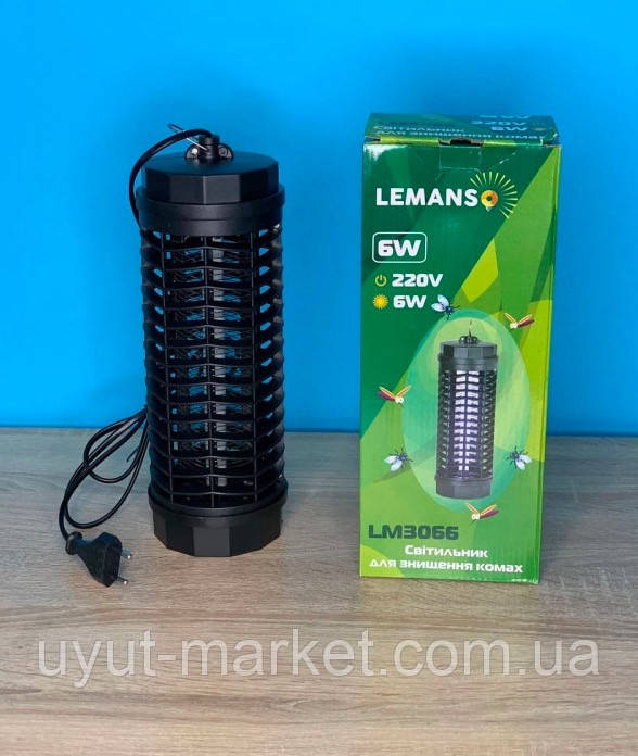 

Антимоскитный светильник для уничтожения комаров 6Вт 30м2, 115х295