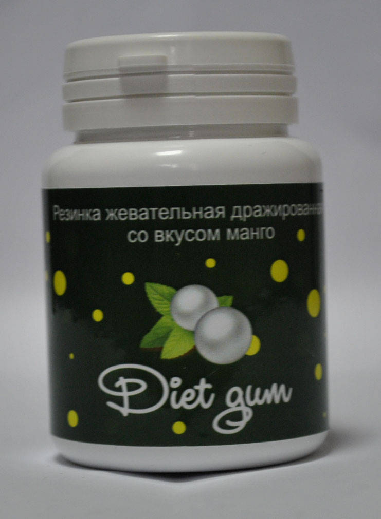 

Diet Gum - Жвачка для похудения (Диет Гум), Эффективно борется с жиром, Бразилия