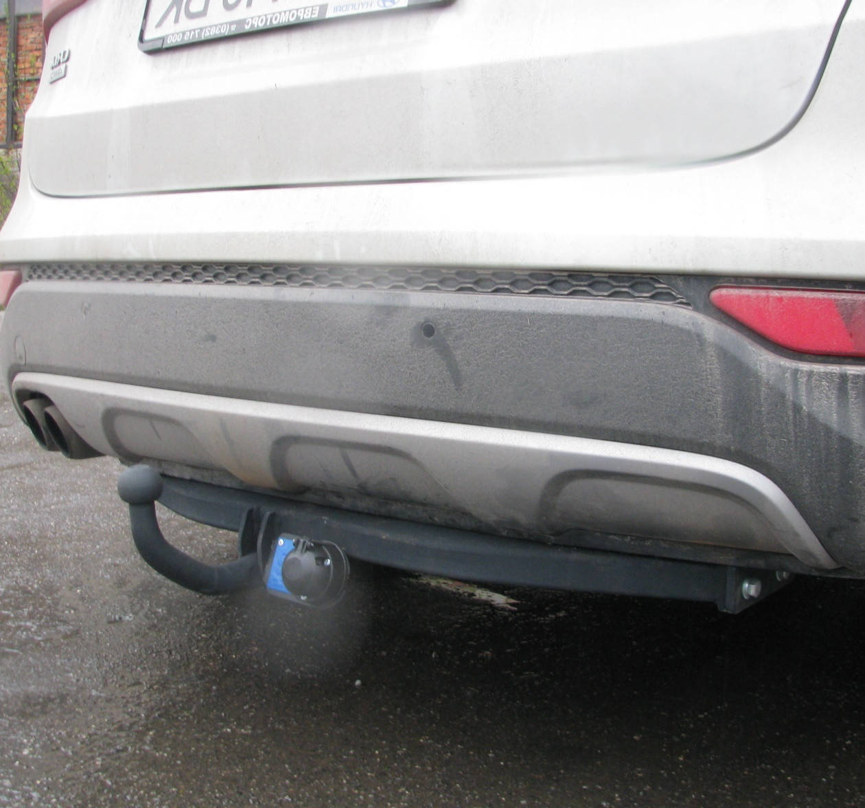 

Фаркоп на Hyundai Santa Fe (с 2013--) Хюндай Сантафе