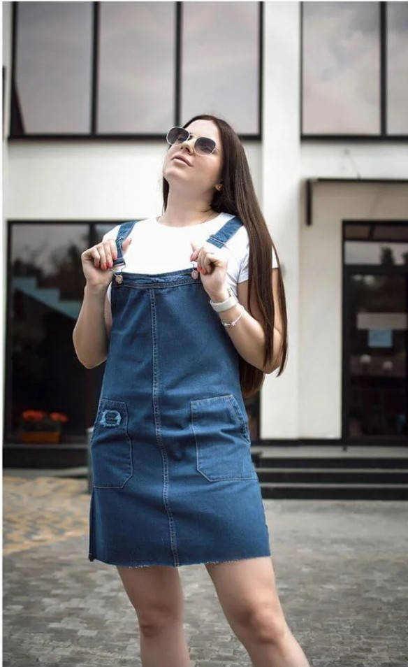 

Женский сарафан "Джинс" цвет Синий