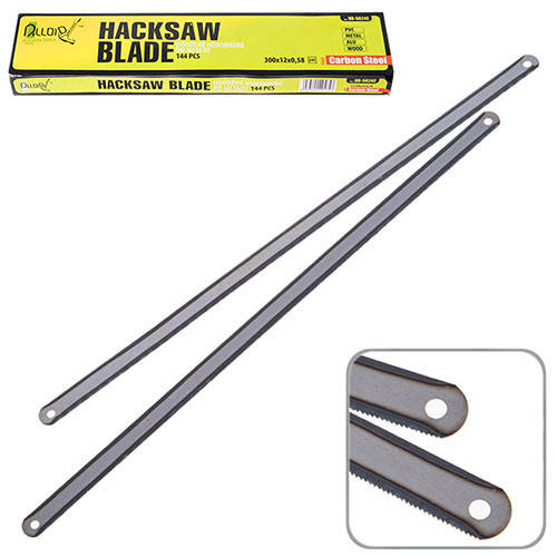 

Alloid. Полотно ножовочное по металлу 300х12х0,58, 24Т, Р6М5, Carbon Steel (HB-5824C)