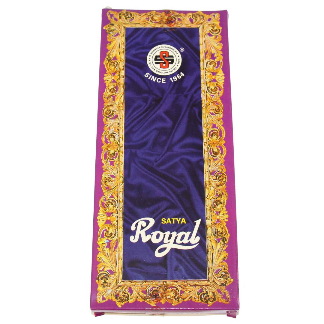 

Ароматические палочки ROYAL SATYA, 100 грамм -натуральные благовония в основе розмарин, цветы орхидеи и пачули