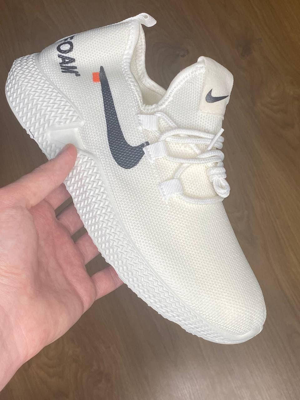 

Мужские черные кроссовки в стиле Nike Сетка Летние кроссовки Белые, Белый