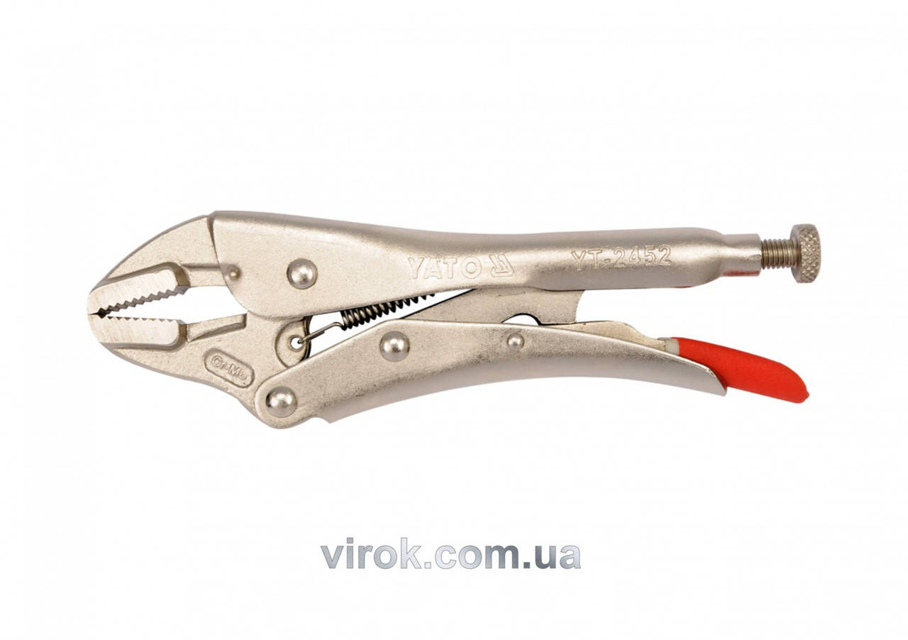 

Клещи зажимные YATO CrMo l=180 мм YT-2452