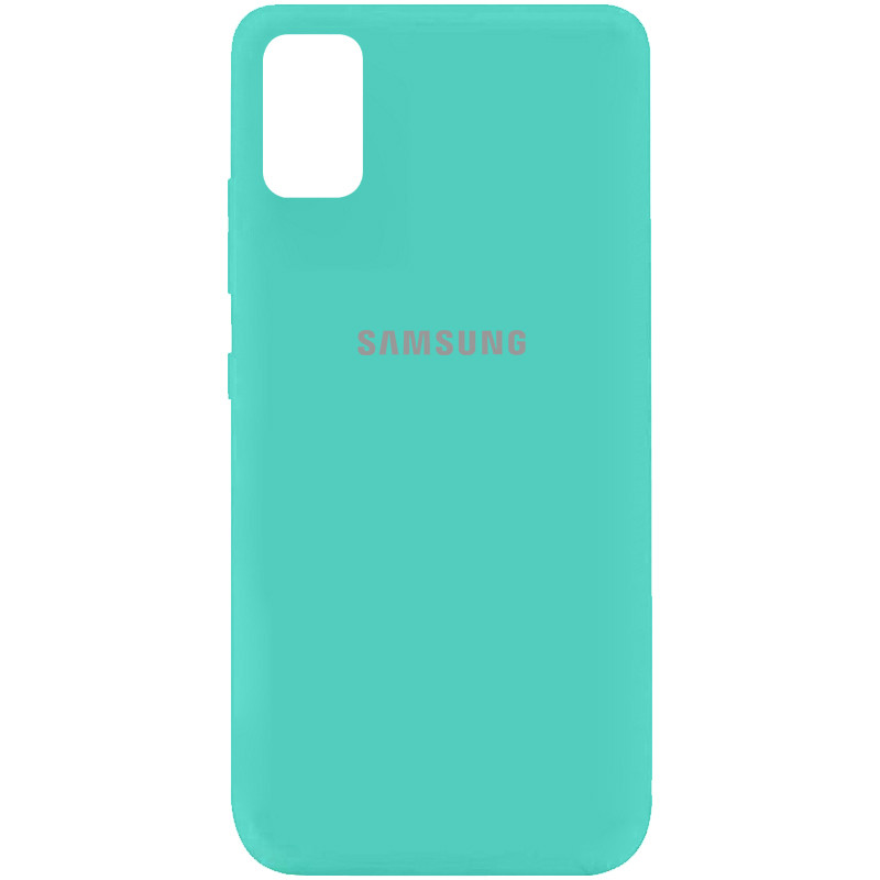 

Силиконовый чехол Silicone Cover на телефон Samsung Galaxy A41 / Самсунг А41, Мятный