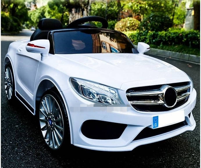 

Детский электромобиль Мерседес M 3981 EBLR-1, белый, колеса EVA, кожаное сидение, пульт, SD, USB.