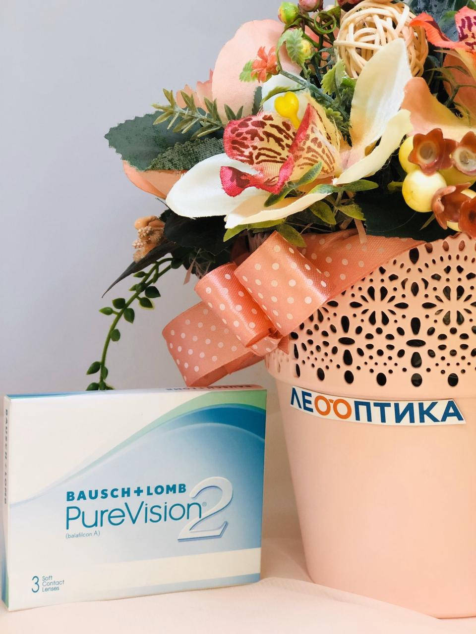 

Контактні лінзи "Bausch & Lomb" Pure Vision 2 (1 міcяць) 1 шт.