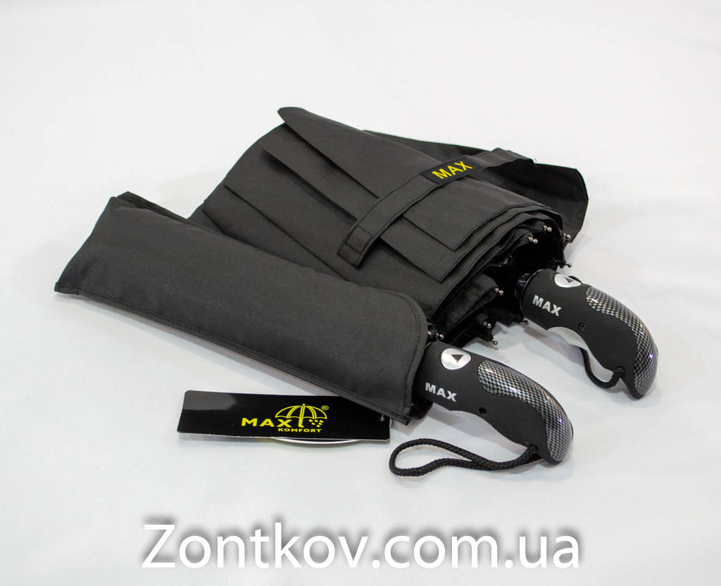 

Мужской зонт полуавтомат от фирмы "Toprain", Черный