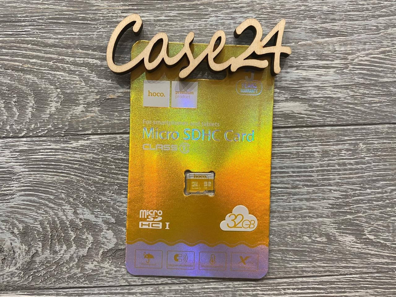 

Micro SDHC Card HOCO на 32gb (Class 10), Золотистый