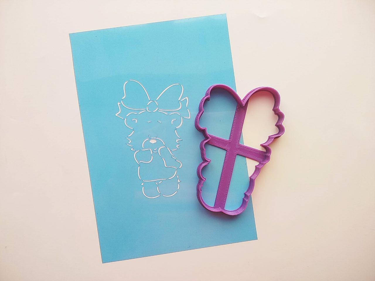 

3D формочки-вырубки для пряников "Мишка 83"