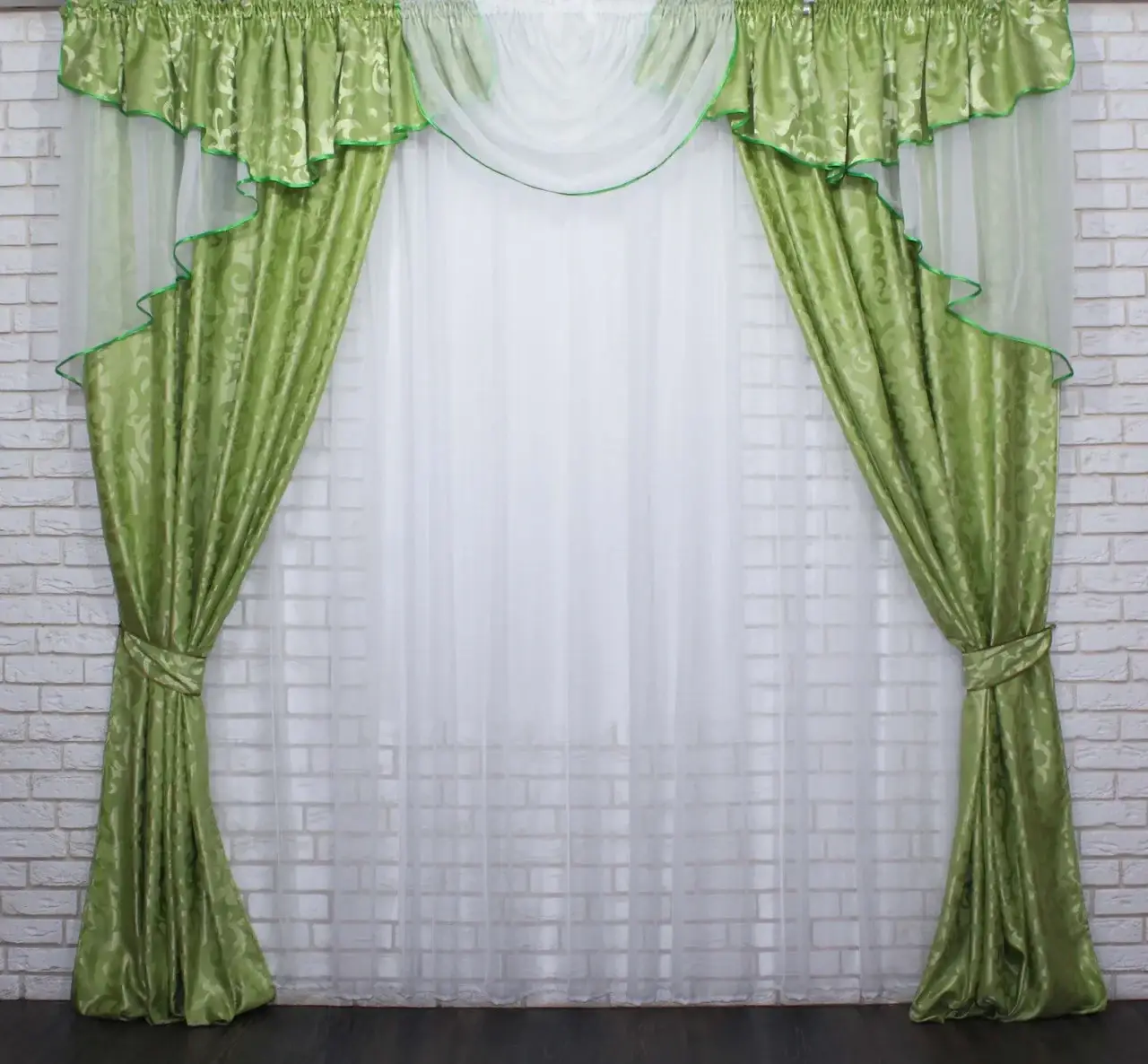 

Готовые шторы с ламбрекеном в комплекте интернет магазин