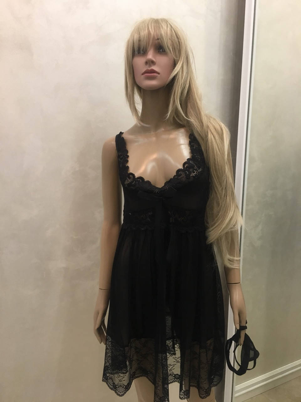 

Эротический пеньюар большого размера, Голубой