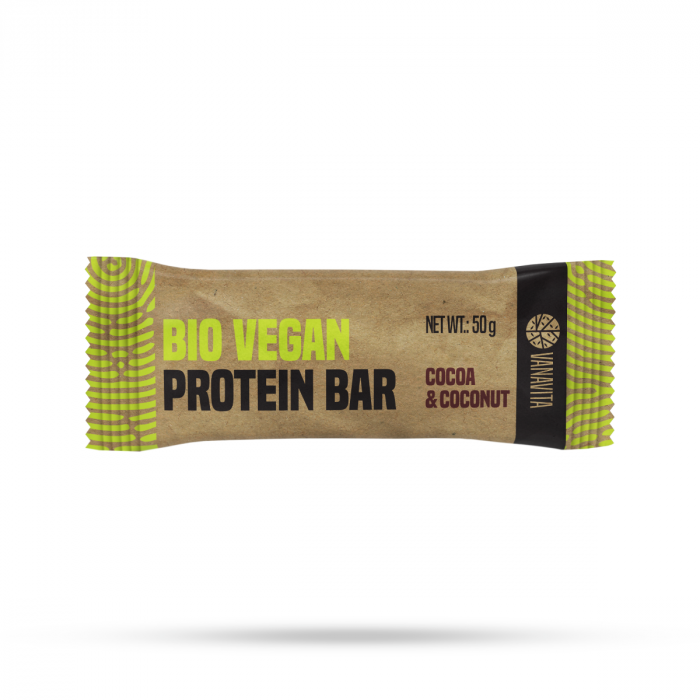 

BIO Vegan Protein Bar - VanaVita 50 g - cocoa and coconut (8586022212512)