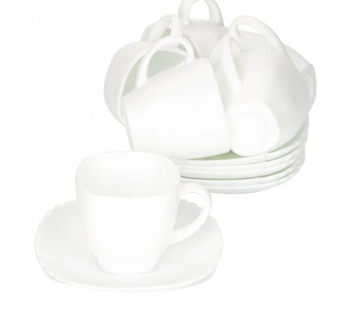 

Сервіз чайний 12 пр. (220мл) Luminarc "Каріна Вайт" Q4120, Белый