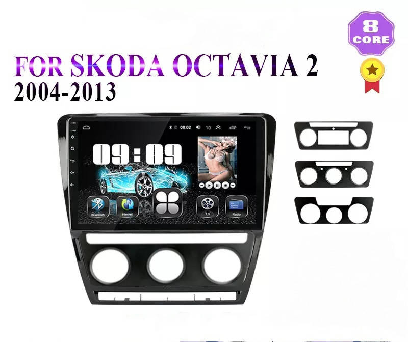 

Магнитола Skoda Octavia Шкода Октавия А5 Магнитофон Black