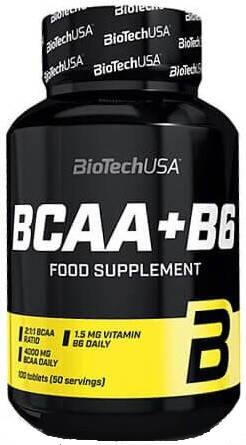 

Аминокислоты BioTech - BCAA+B6 (100 таблеток)