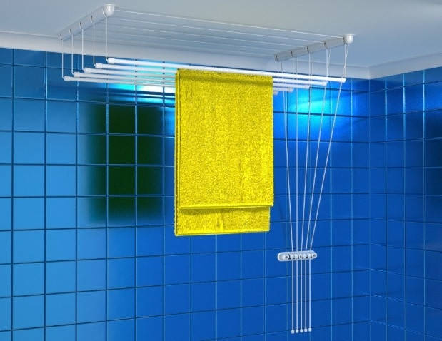 

Сушка для белья и одежды Lift 100 см потолочно-настенная FLORIS, Белый