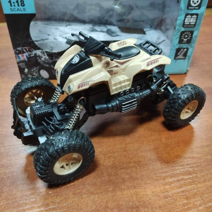 

Машинка на радиоуправлении Квадроцикл Military 1:18 Rock Crawler EL-TH476 Серый