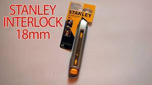 

Ніж (18мм) STANLEY "INTERLOCK" з сегментованим лезом, 0-10-018
